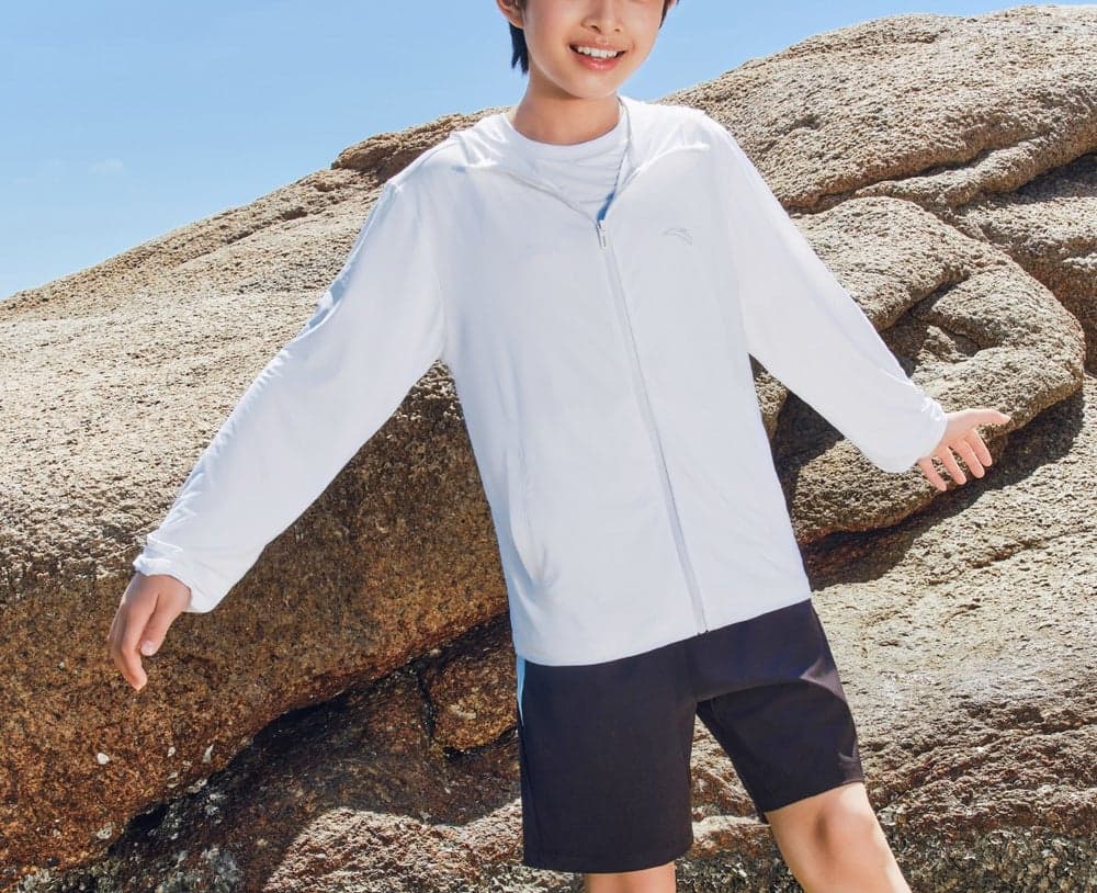 Kids UPF50+ Cooling Sun Jacket Lightweight Quick-Dry - Image 1