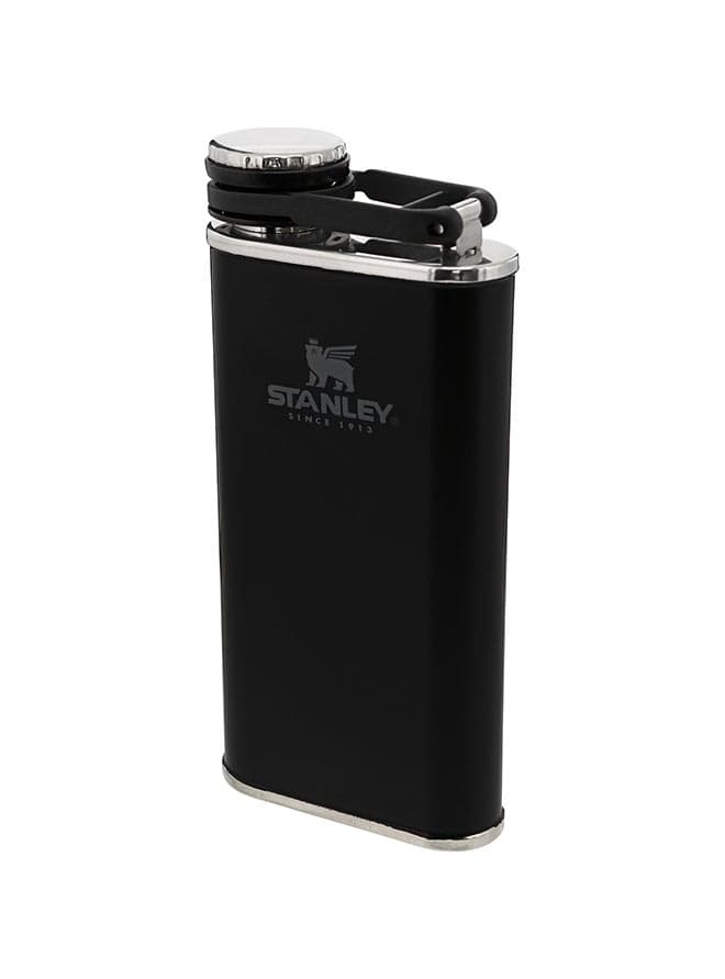 Stanley 10-00837 Wide Mouth 8oz Matte Black Flask - Image 1