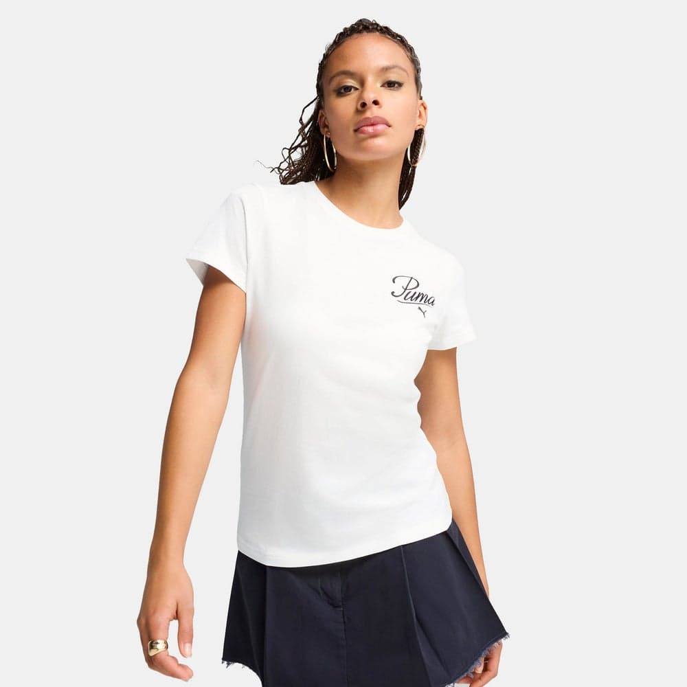 PUMA Essential Script Women's Cotton T-Shirt - Image 1