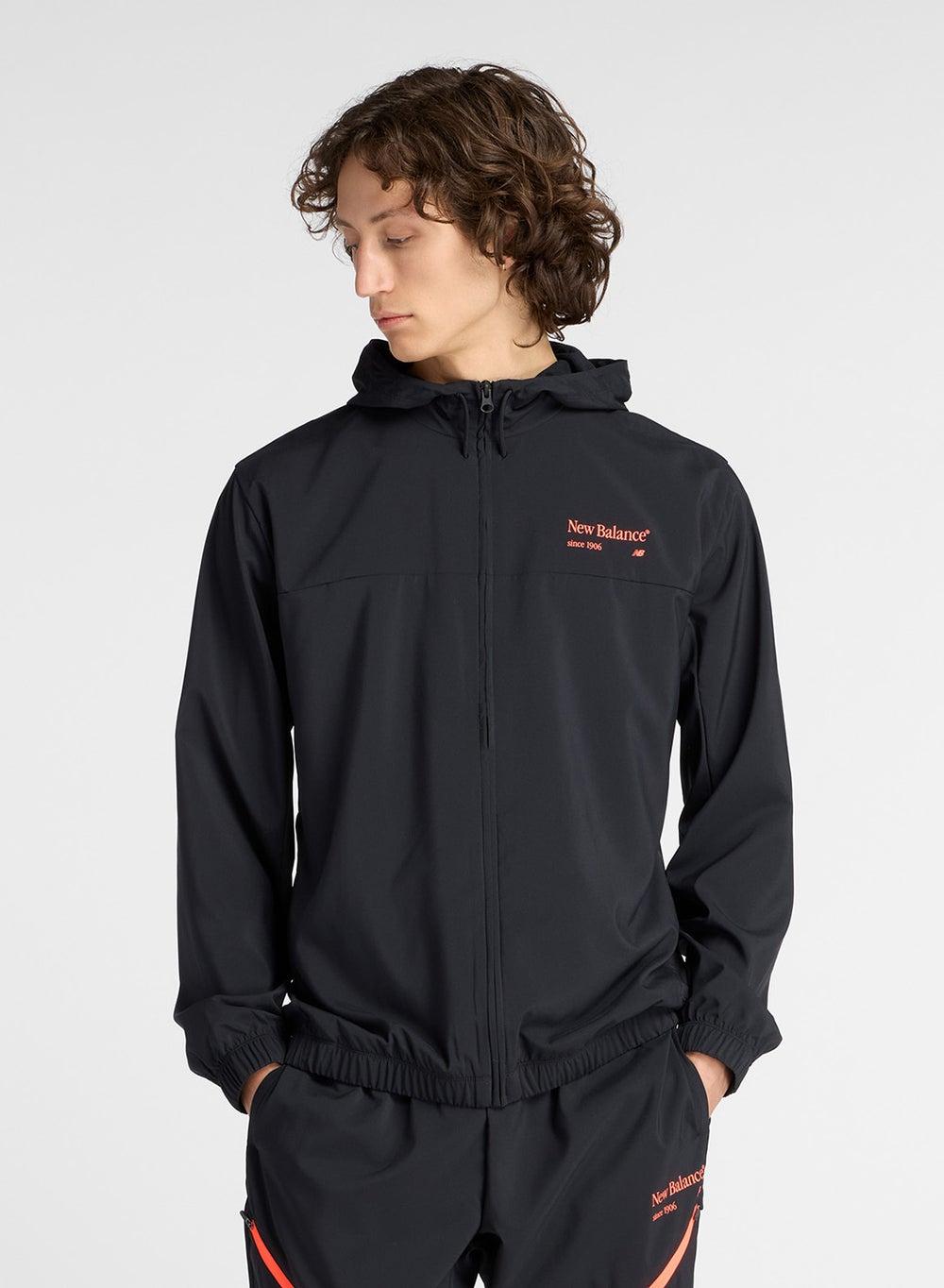 Reimagined Woven Graphic Jacket Mj53527Bk - Image 1
