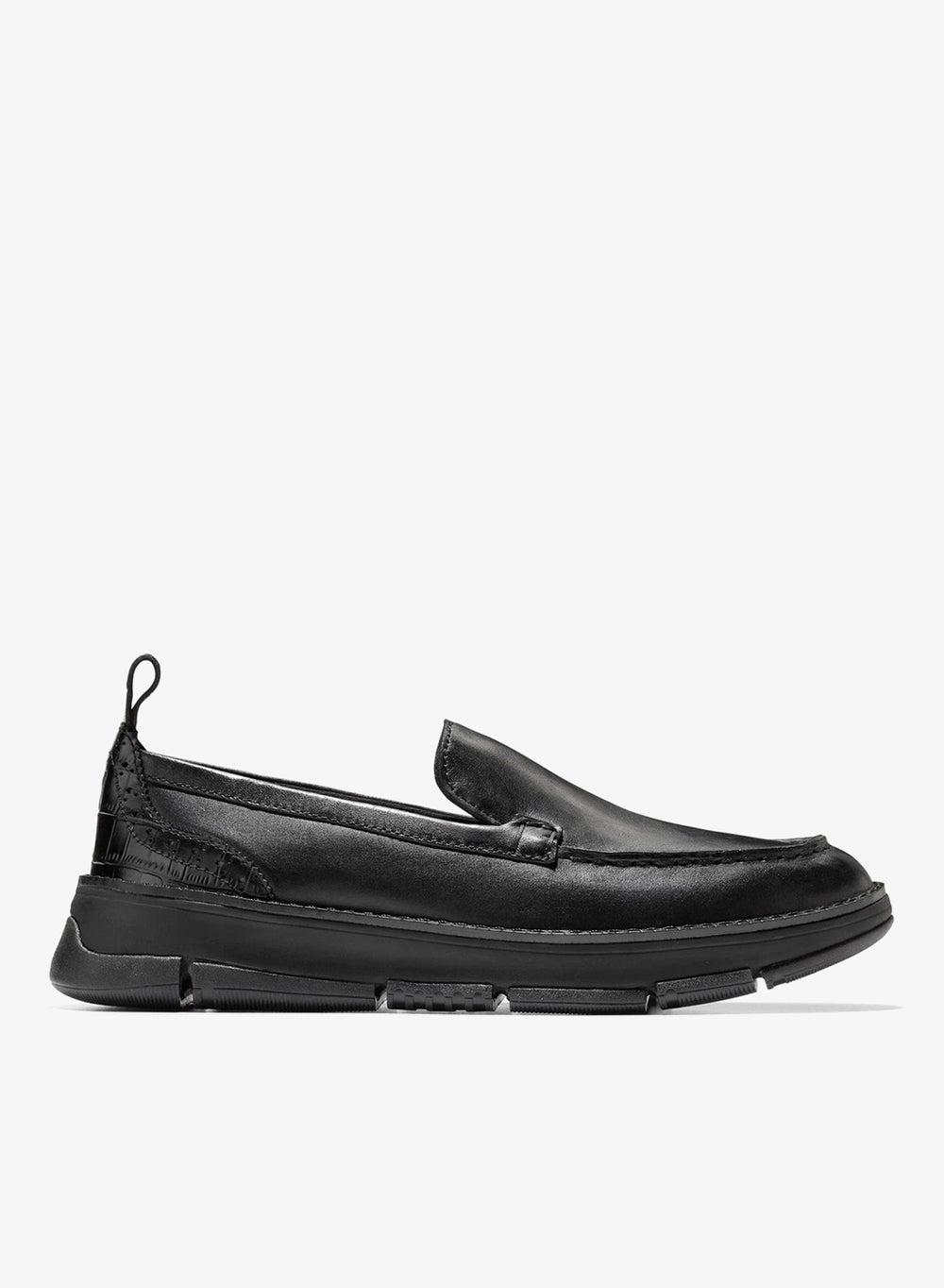 ZEROGRAND Rella Women’s Black Venetian Loafers - Image 1