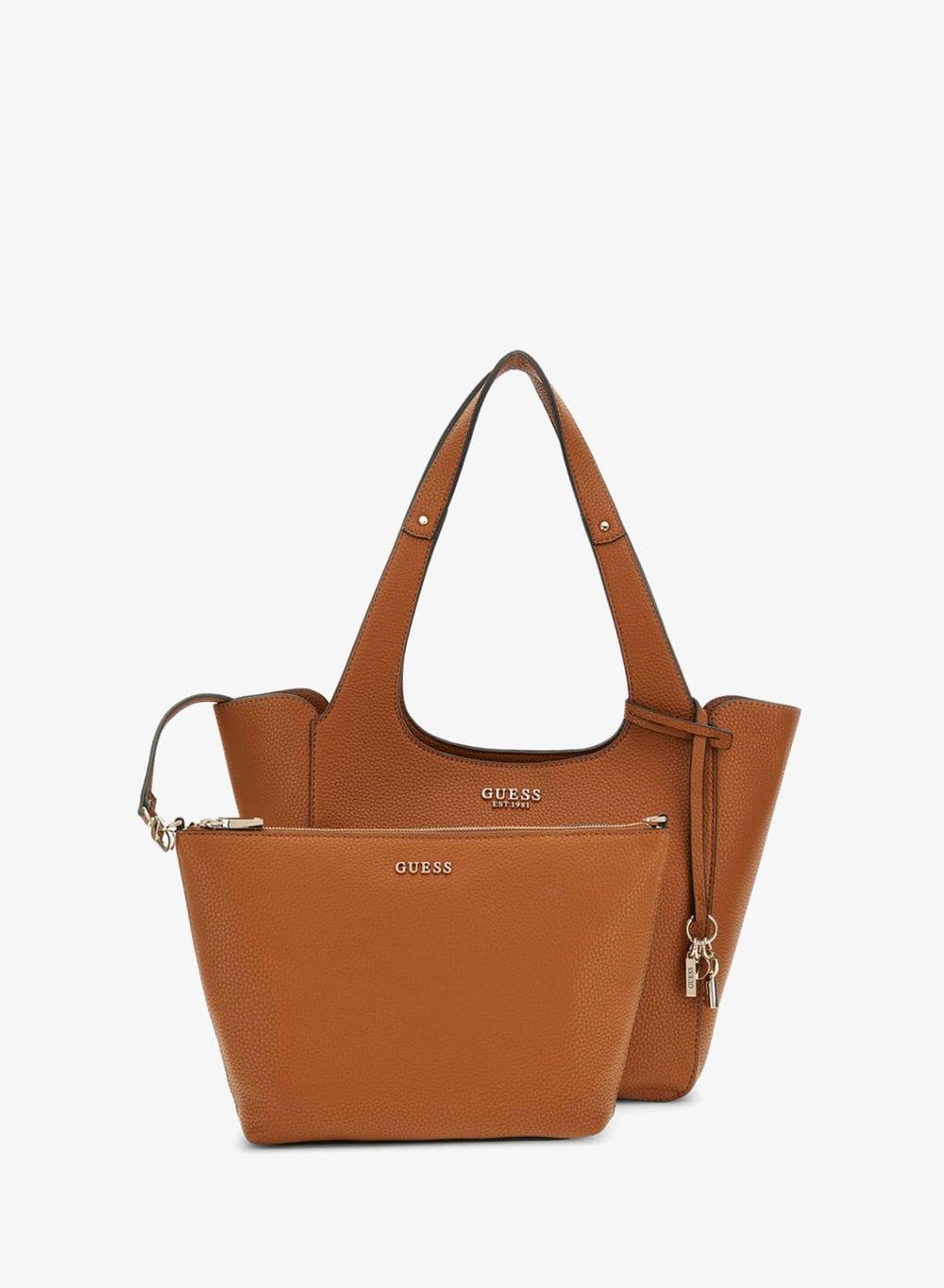 Calista 2-in-1 Brown PU Tote Bag HWBG7334220 - Image 1