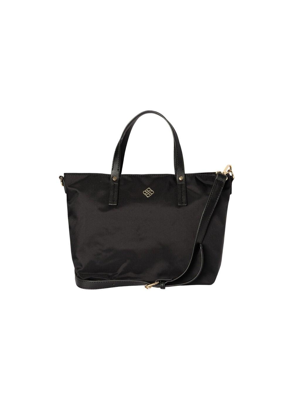 Bata Black Casual Tote Bag with Detachable Strap - Image 1