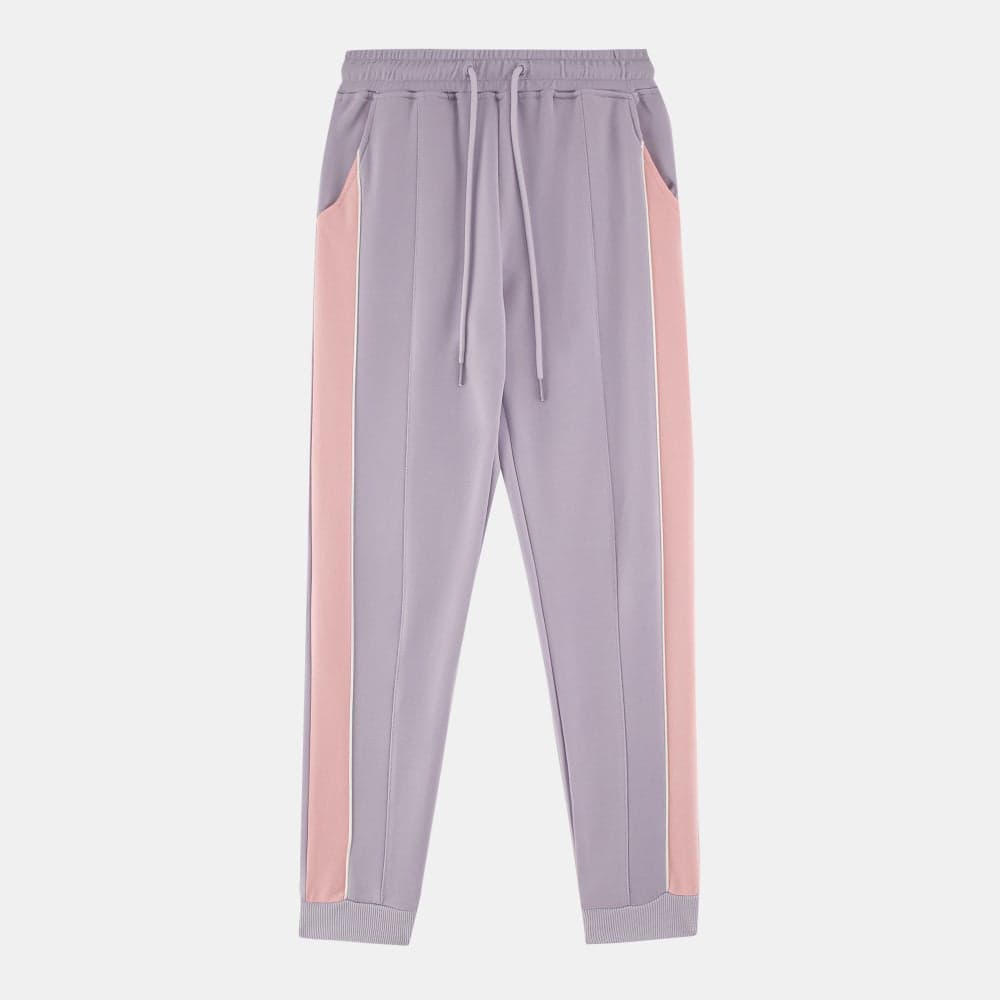 Kids Colourblock Joggers Pkgaw24Jp01A Lilac Pink - Image 1
