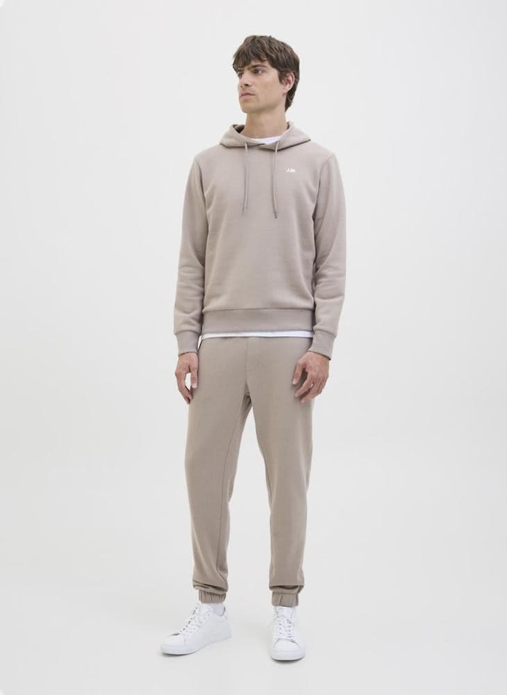 JJ Rebel Logo Beige Loose Fit Sweatpants 12263903 - Image 1