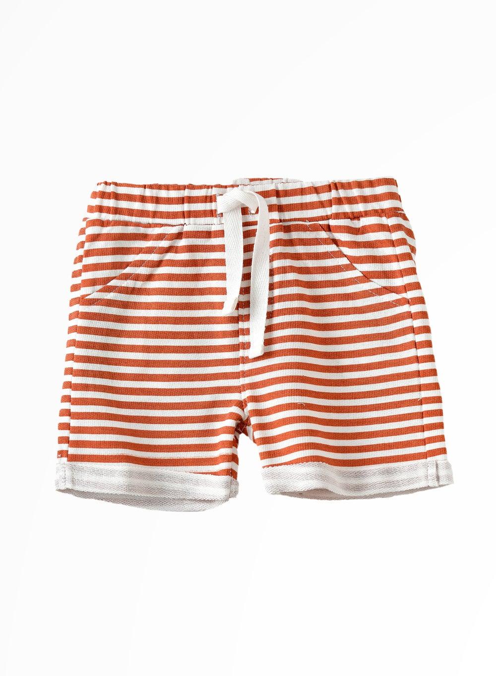 Oainb SP2410 Boys Breathable Cotton Knit Shorts - Image 1