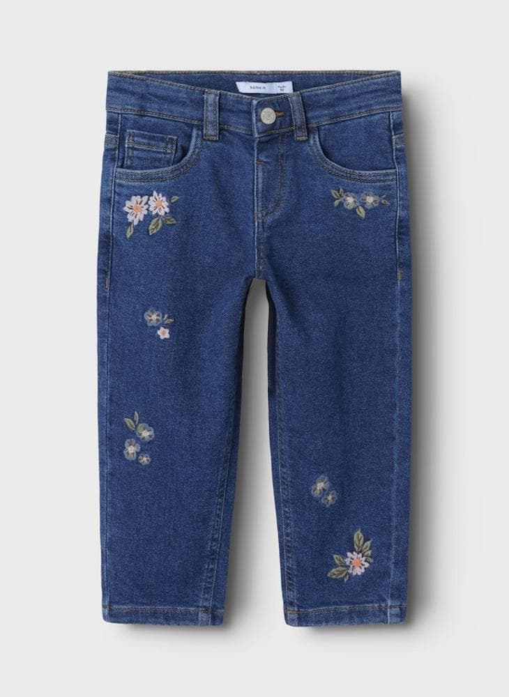 Bella Girls Embroidered Mom Jeans 13242772 - Image 1