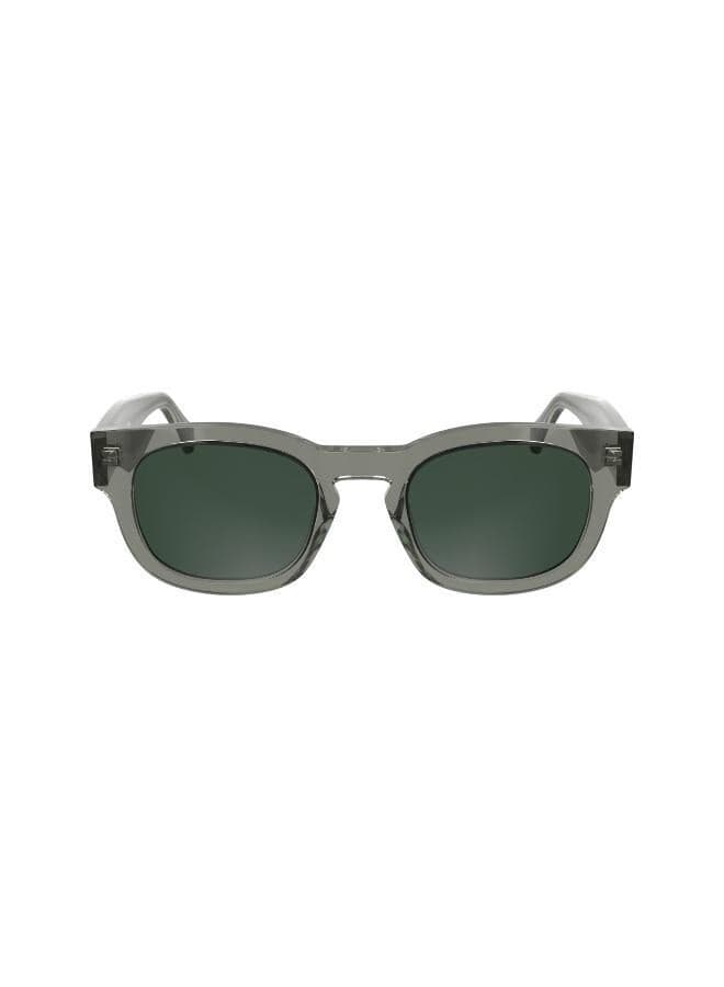 Ckj25601S Modern Round Sunglasses in Grey Gradient - Image 1