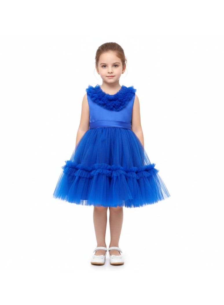 Summer Light Party Blue Midi Dress - Image 1