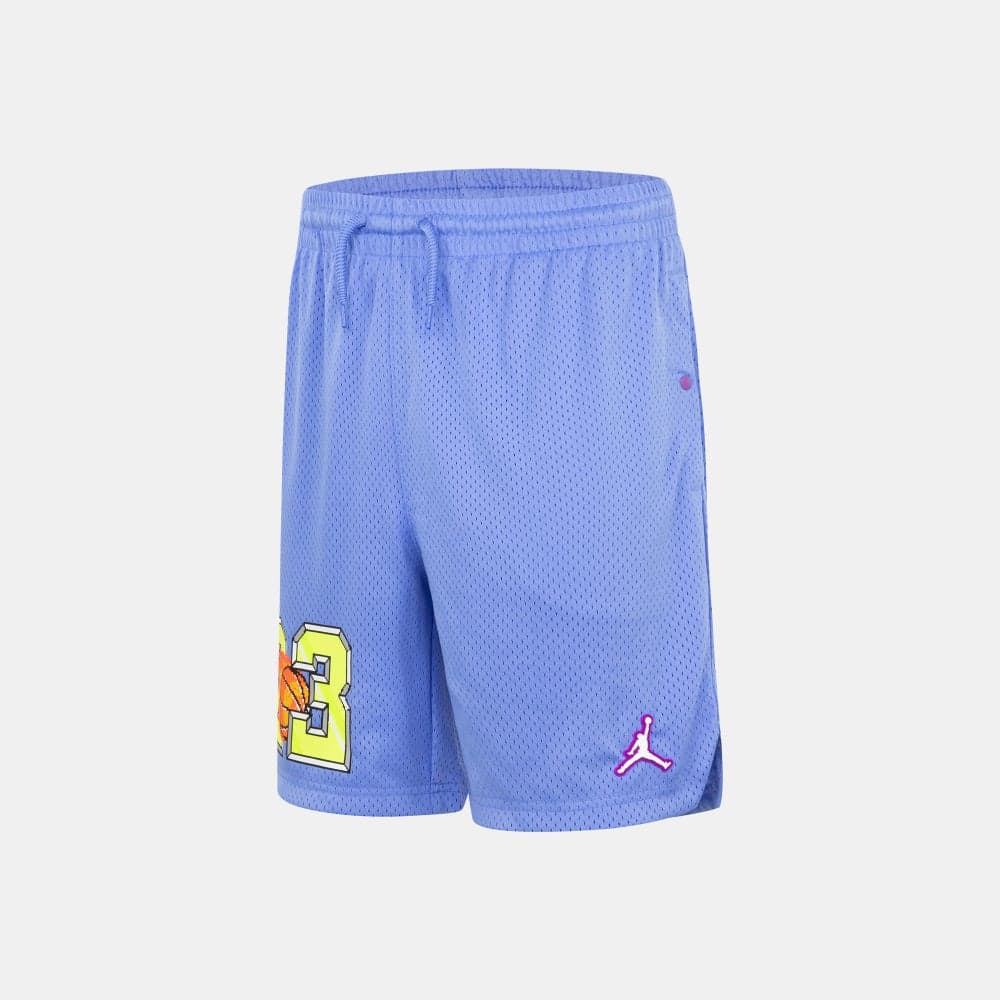 Kids’ Air 23 Flame Athletic Shorts Blue - Image 1