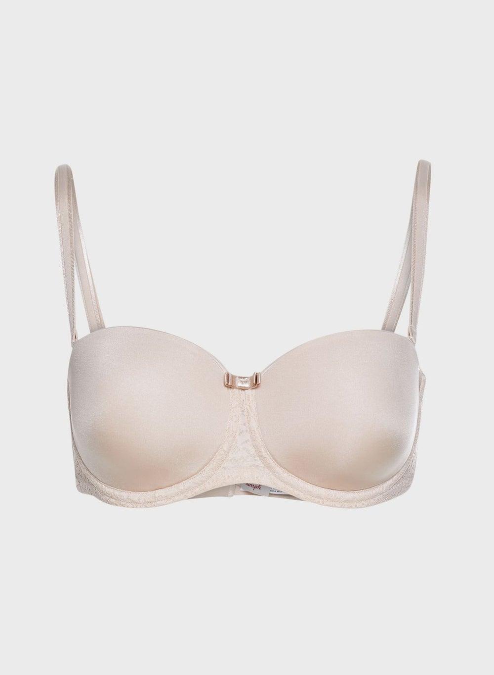 Beige Balconette Bra 10167794 Elegant Support - Image 1