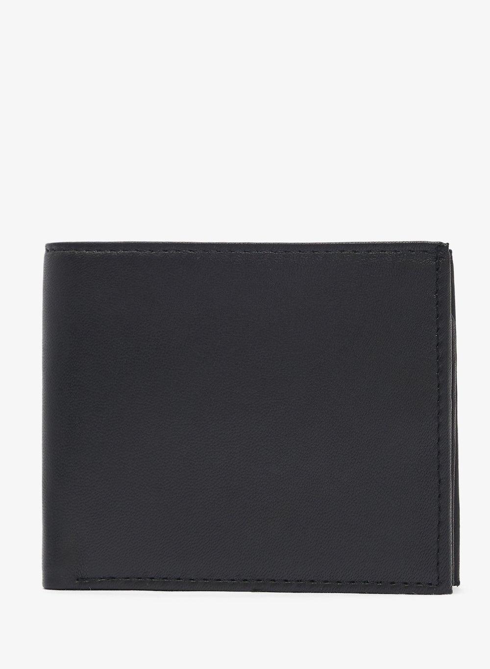Phw181 Black Genuine Leather Bi-Fold Wallet - Image 1