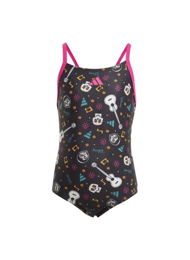 Pixar Coco Girls Swimsuit in Black - Image 1