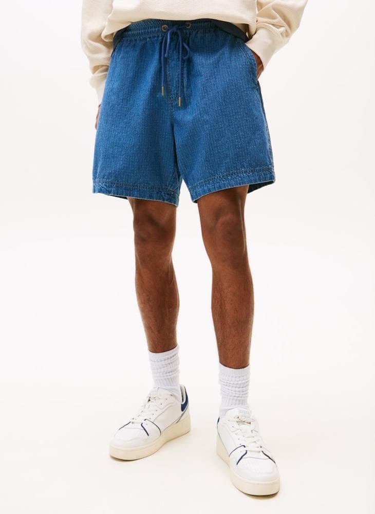 Tommy Jeans Relaxed Denim Beach Shorts DM0DM212451BK - Image 1