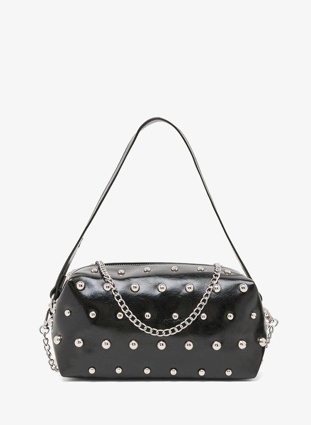 Black Metal-Embellished Shoulder Bag Bb256039 - Image 1