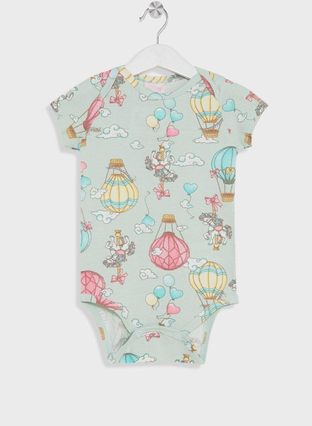 Infant Printed Half Bodysuit – Soft Cotton Everyday Style - Image 1