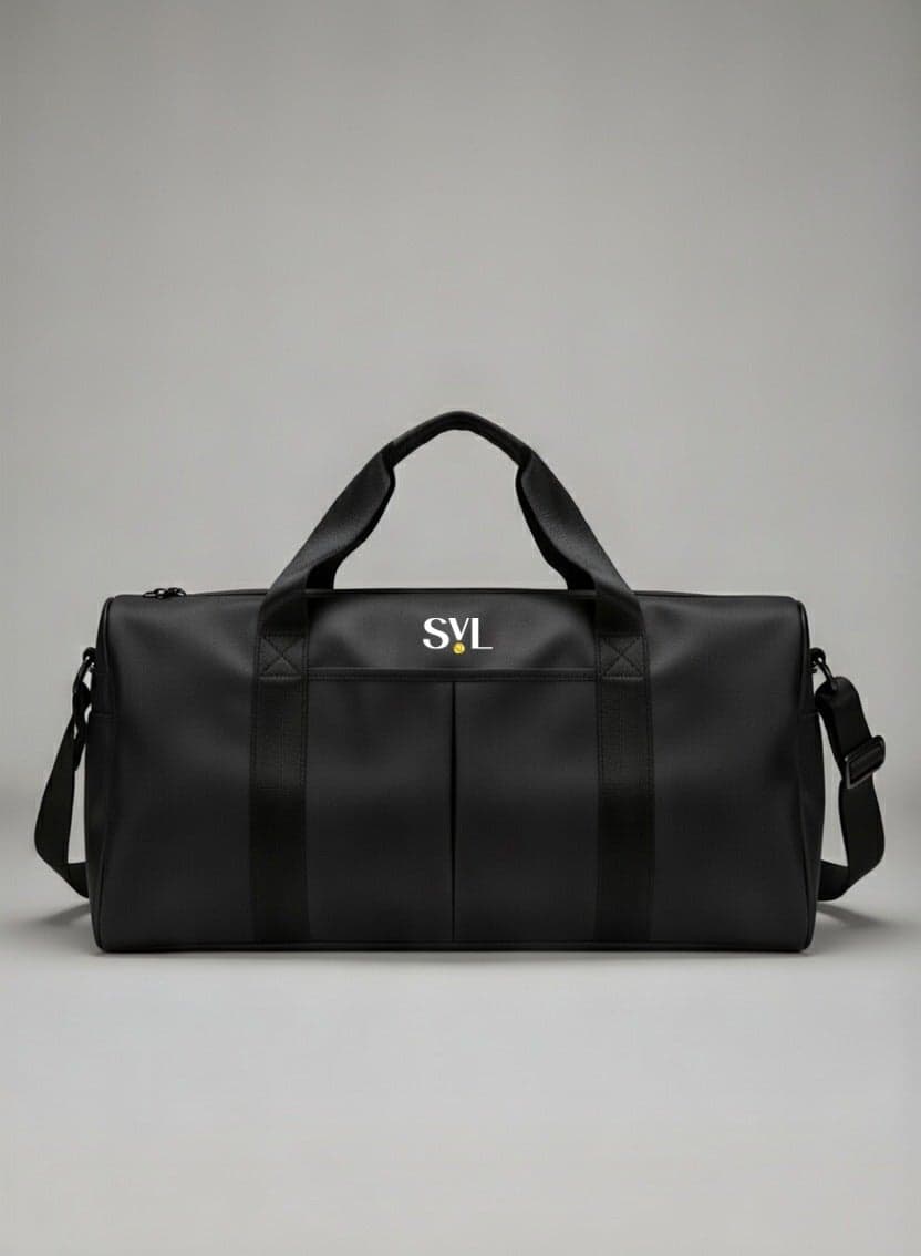 SVL Black Padel & Gym Performance Duffel Bag - Image 1