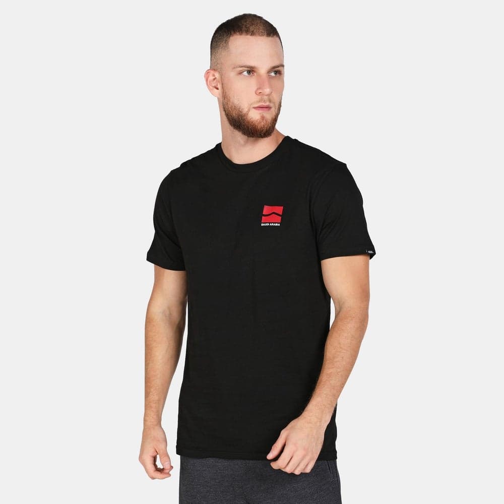 KSA City Graphic Black Men’s T-Shirt - Image 1