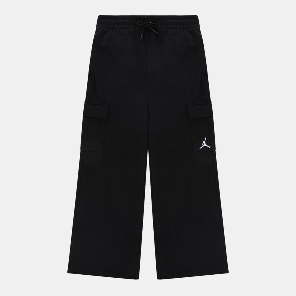 Jordan Kids Y2K Cargo Pants Wide-Leg Black - Image 1