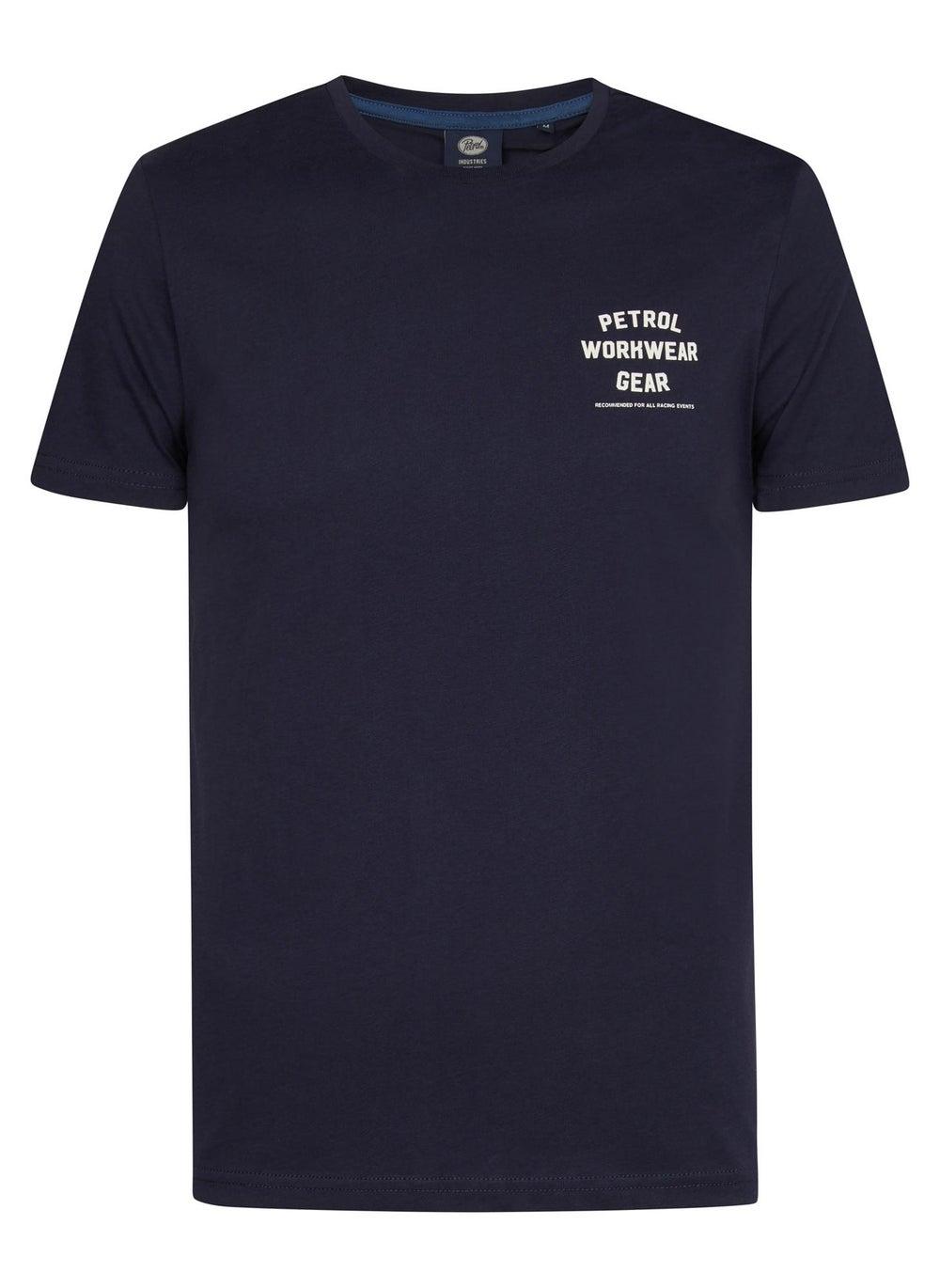 Men’s Classic Print T-Shirt Royal Navy 5092 - Image 1