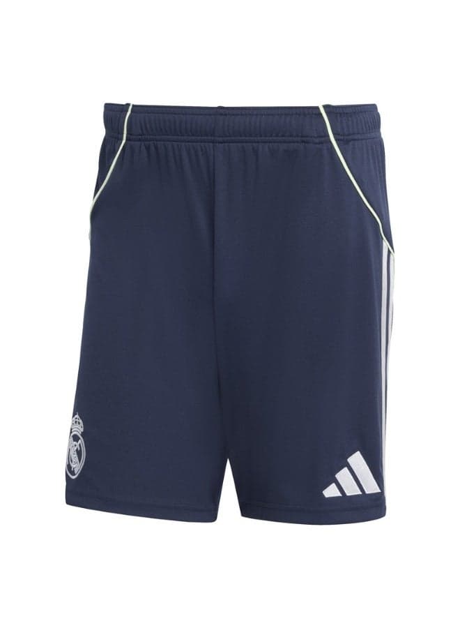 Real Madrid 25/26 Away Shorts Navy Silver - Image 1