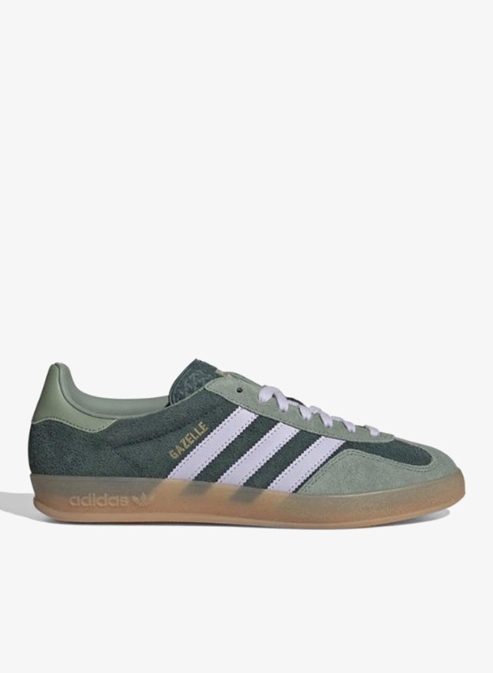 Gazelle Indoor Green Originals Leather Sneakers - Image 1
