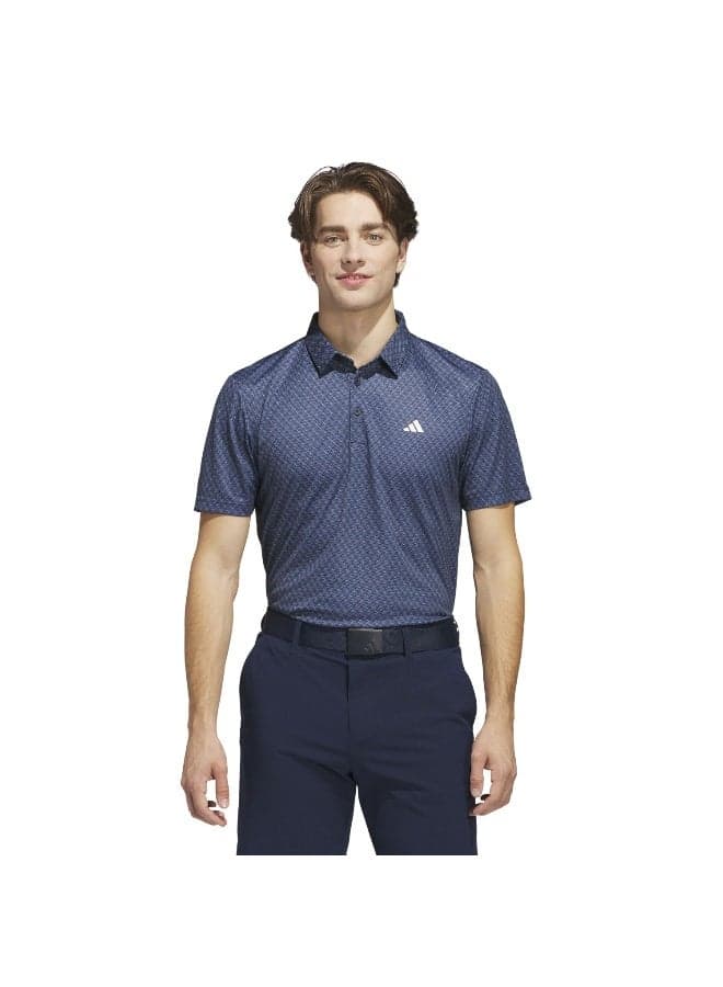 Adidas Men’s Core Allover Print Golf Polo Shirt - Image 1