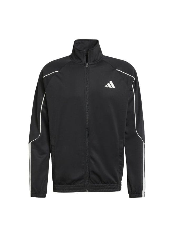 Adidas Stadium 3-Stripes Black Tracksuit Set - Image 1