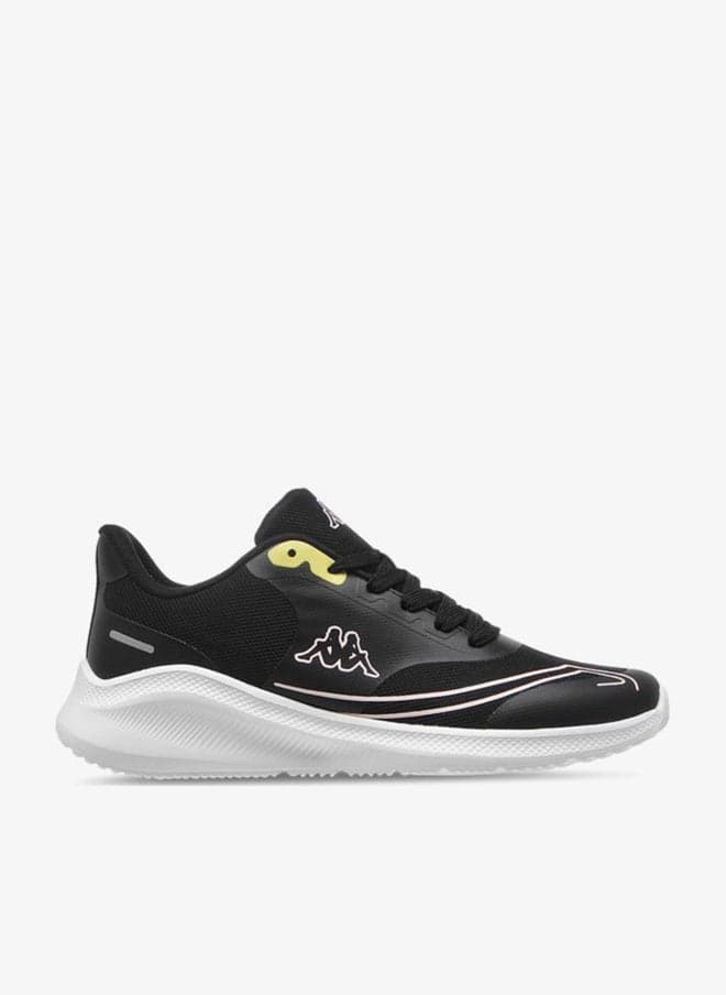 Black Logo Print Lace-Up Sports Shoes Sho24Aa021W - Image 1