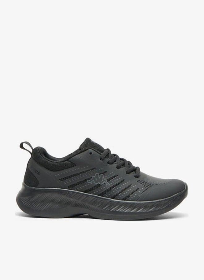 H220927W Black Textured Women's Performance Sneakers - Image 1