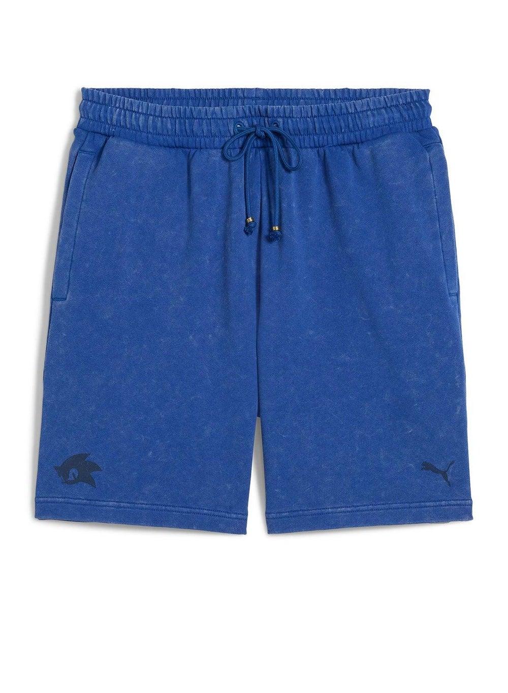 Puma Acid Wash Fleece Drawstring Shorts 63241217 - Image 1