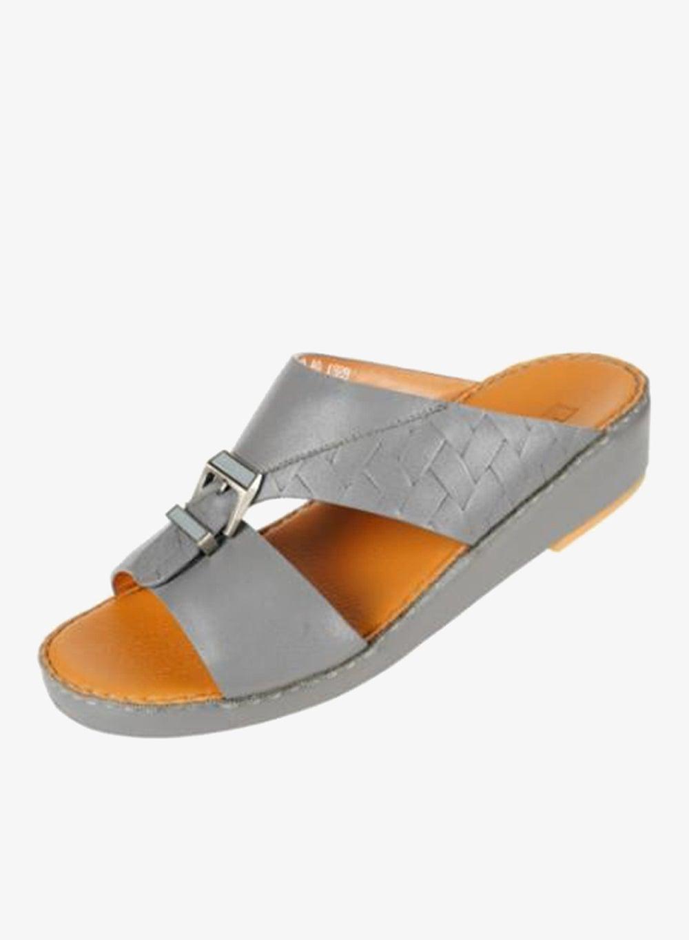 008-3507 Barjeel Schist Leather Arabic Sandals BSP1-04 - Image 1