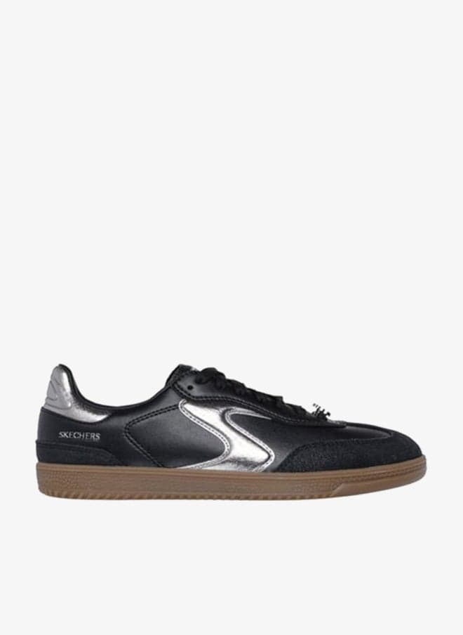 Hotshot Black Silver Memory Foam Sneakers - Image 1