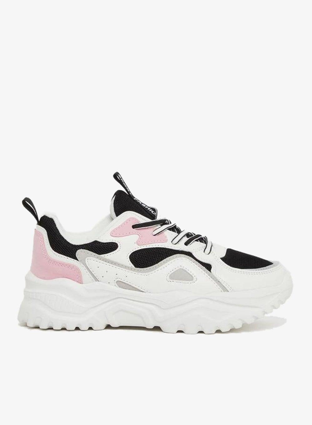 Multicolour Chunky Sole Lace-Up Sneakers - Image 1