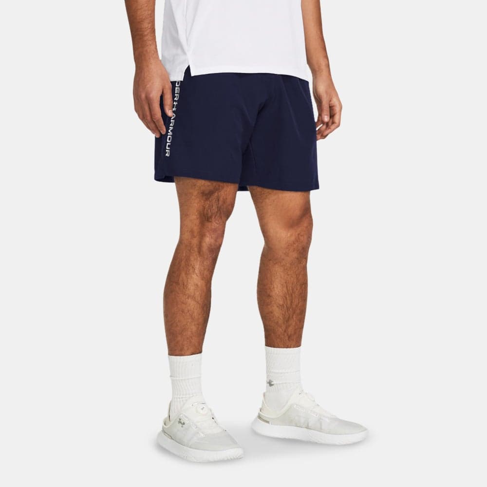 Under Armour Tech Woven Wordmark Training Shorts Blue - Image 1