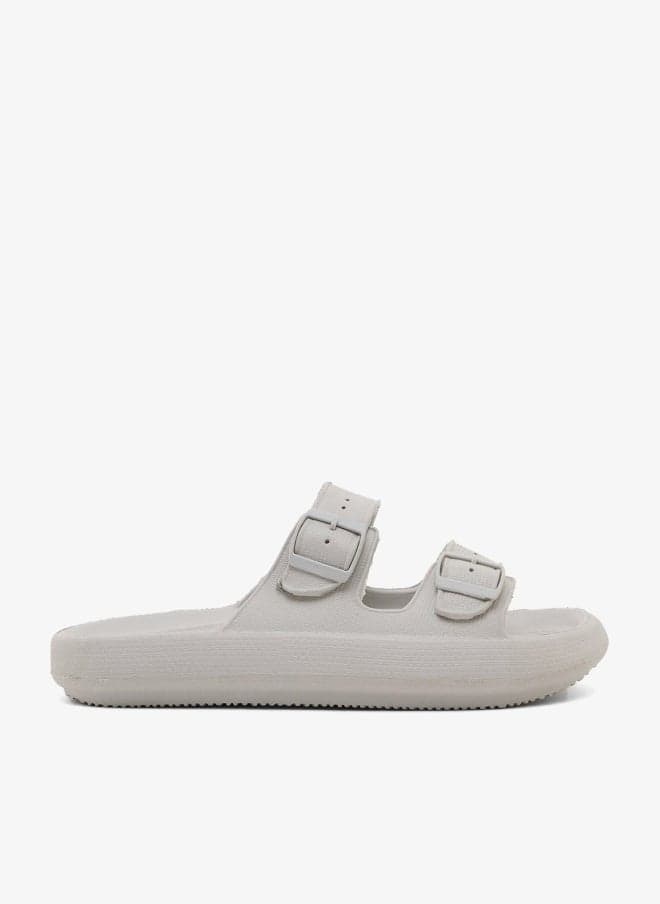 Nam 696 01 Men’s Light Grey Pool Slides - Image 1