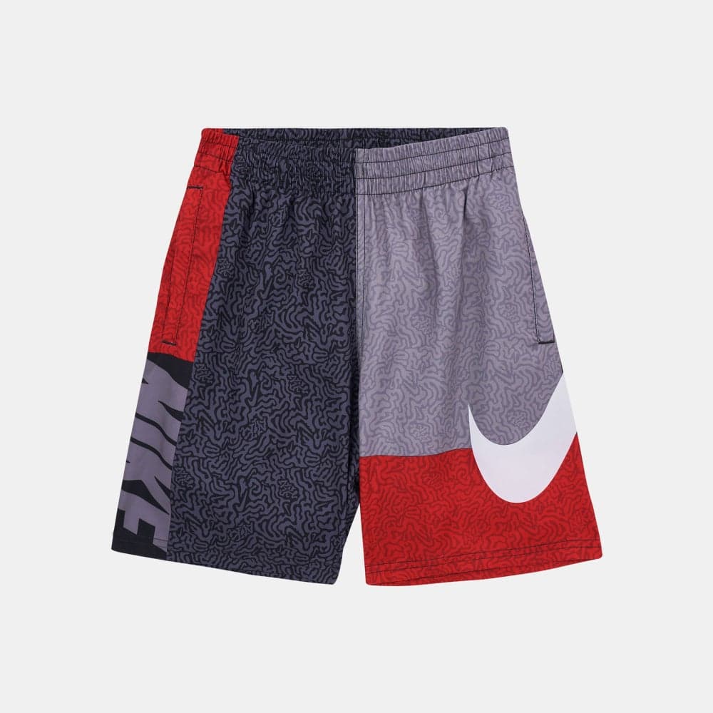Nike Kids’ Volley Swim Shorts 7” Printed Black - Image 1