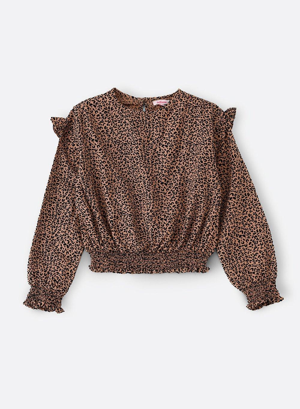 Multicolour AOP Woven Girls Top Chwttng W201 - Image 1