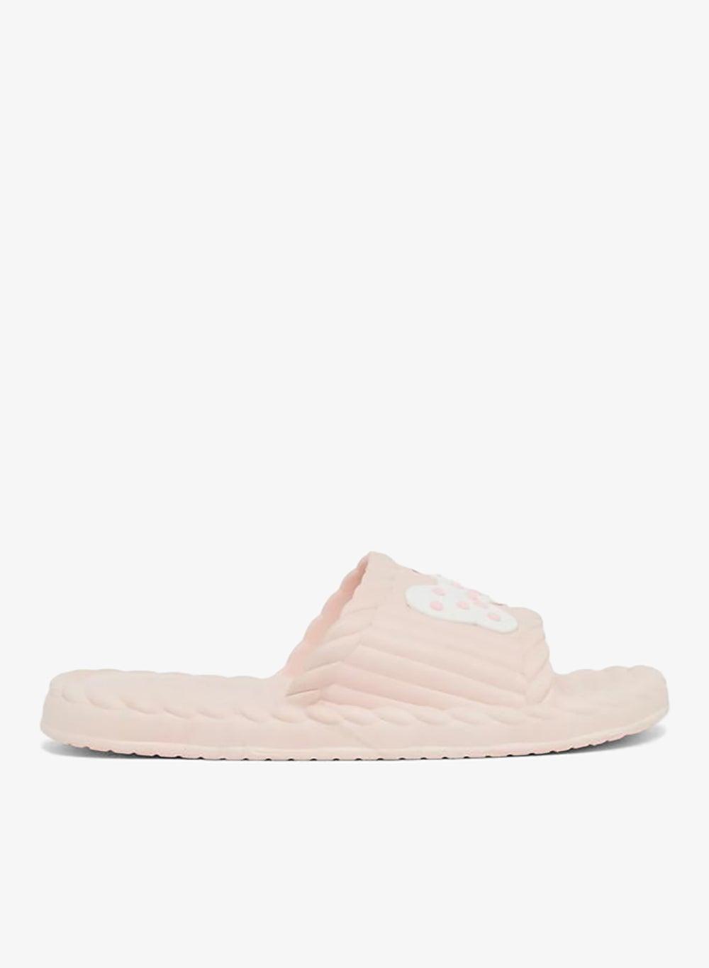 Pink Bow Design Foam Slide Slippers 7011909636 - Image 1