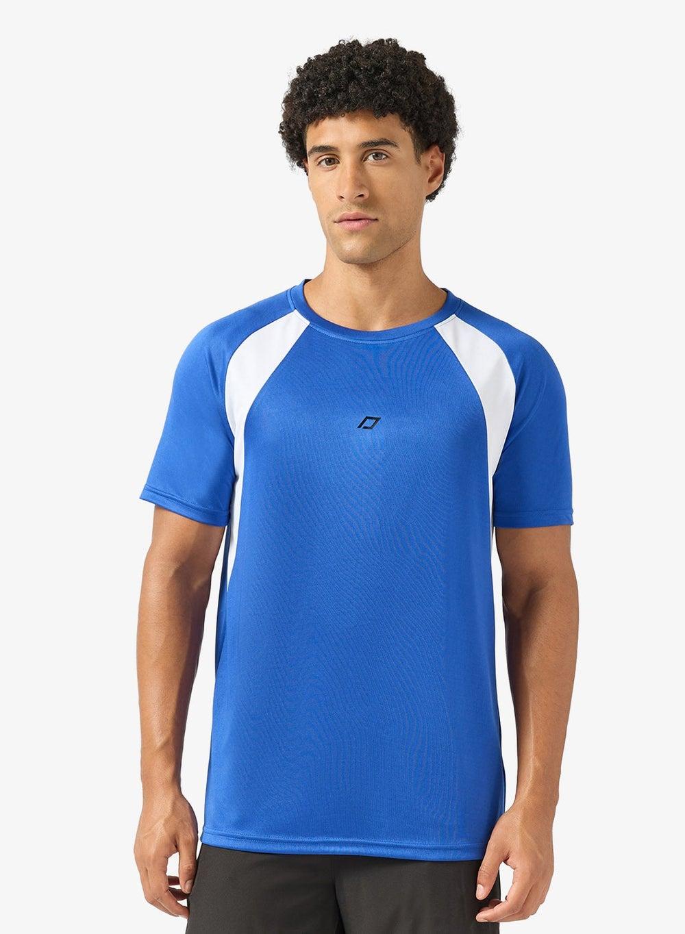 Men’s Blue Activewear Training T-Shirt Zopts325 - Image 1