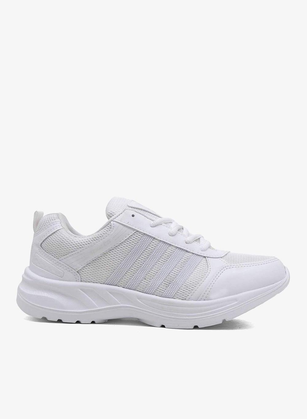 White Mesh Low-Top Sneakers EVA Comfort Fit - Image 1