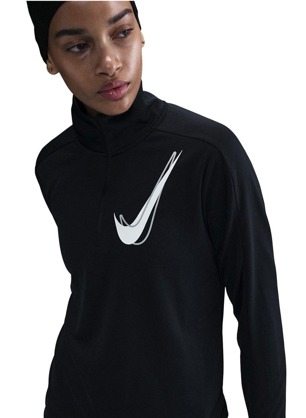 Nike Swoosh Hybrid Midlayer HJ2225 010 Running Top - Image 1