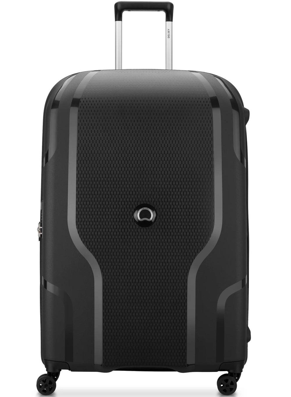 Clavel 83cm Expandable 4 Double Wheel Check-In Luggage Black - Image 1