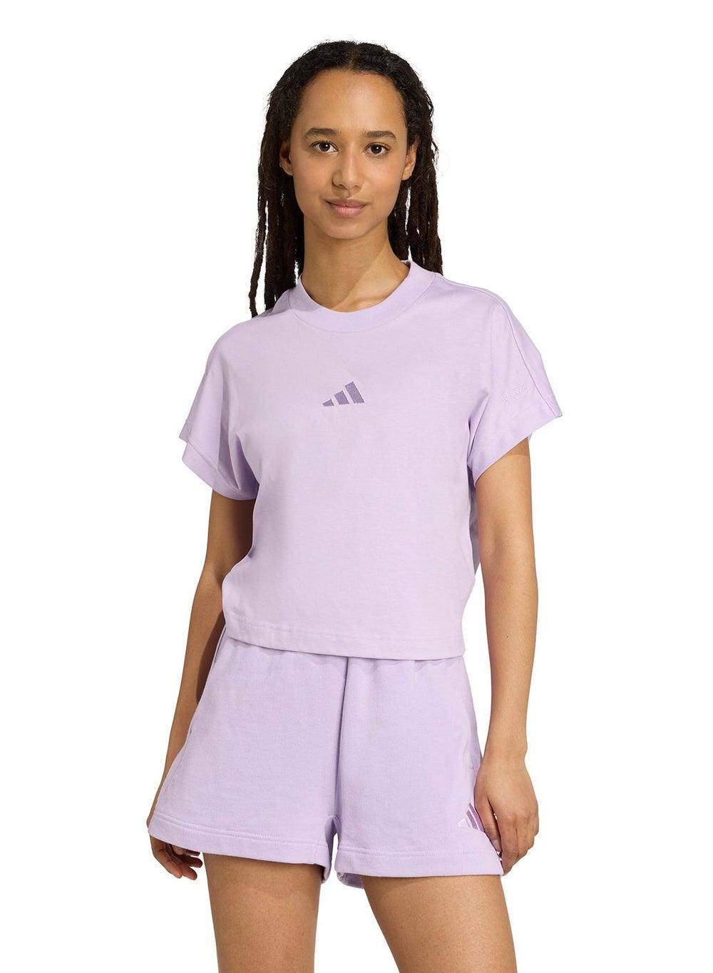 All SZN Women’s Cotton Tee Jv9837 Premium Comfort - Image 1