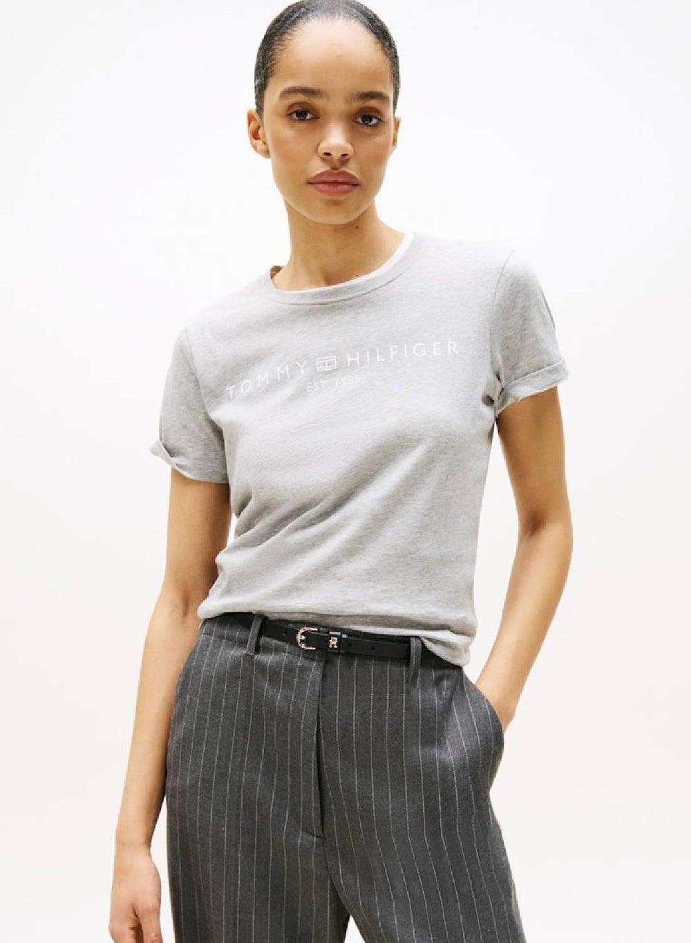 Modern Corp Logo Flag Cotton T-Shirt - Image 1