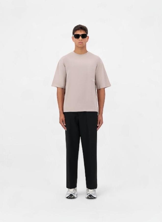 FAM Oversize Sand Tee – Relaxed Unisex Fit - Image 1