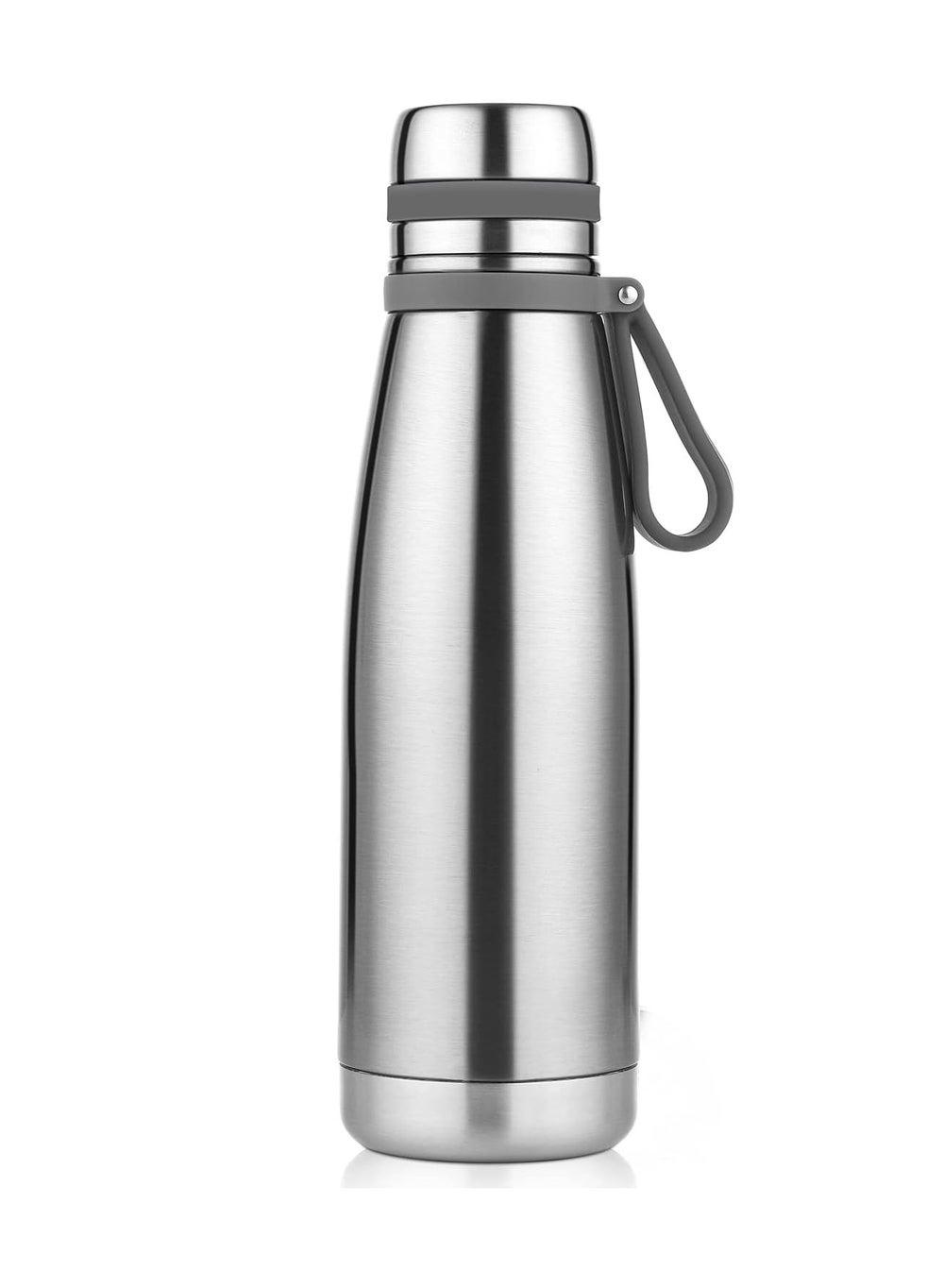 1000ml Double-Layer Vacuum Insulated Steel Bottle Grey - Image 1