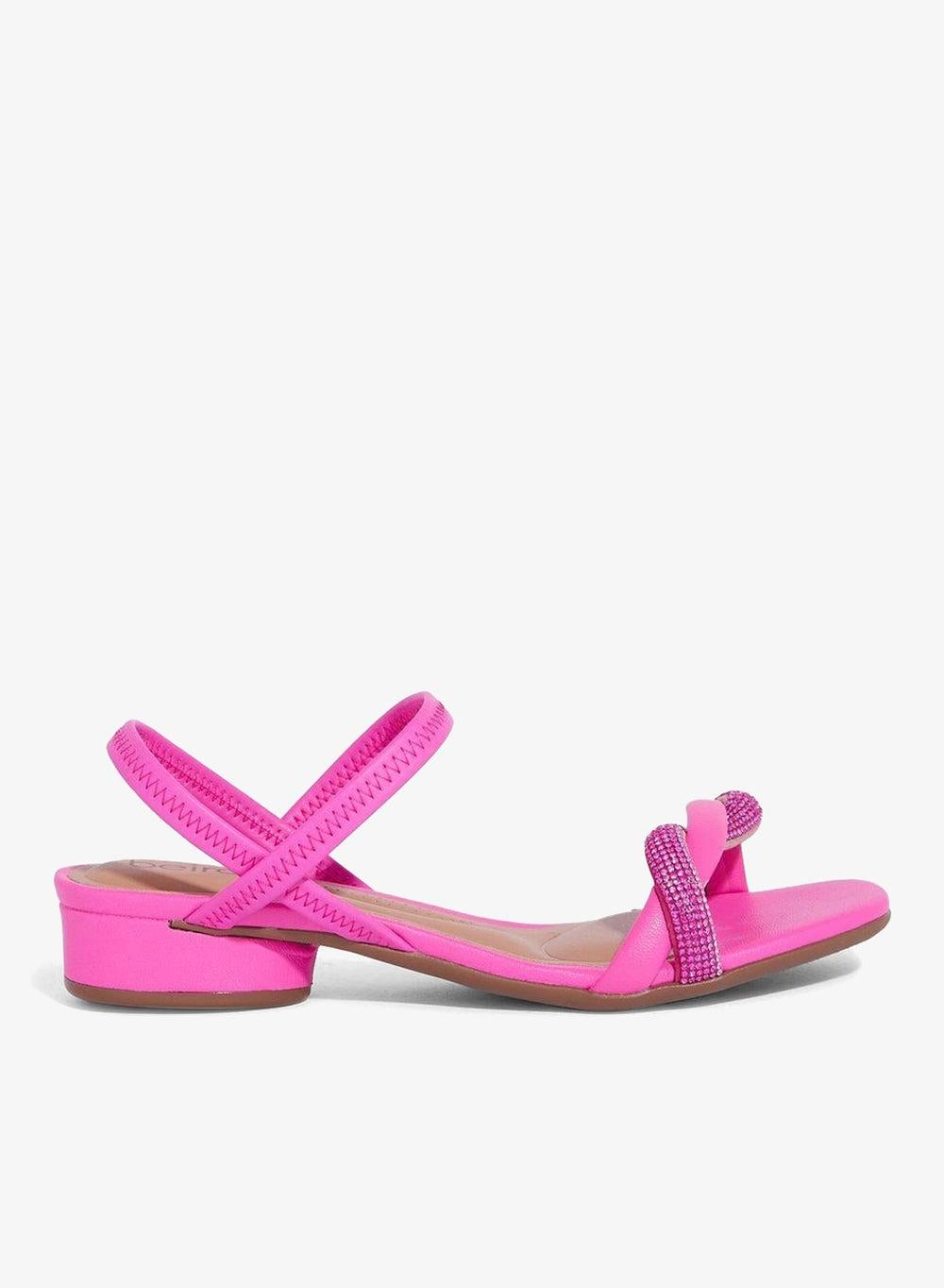 Pink Slingback Sandals – Cushioned Flat Comfort Fit - Image 1