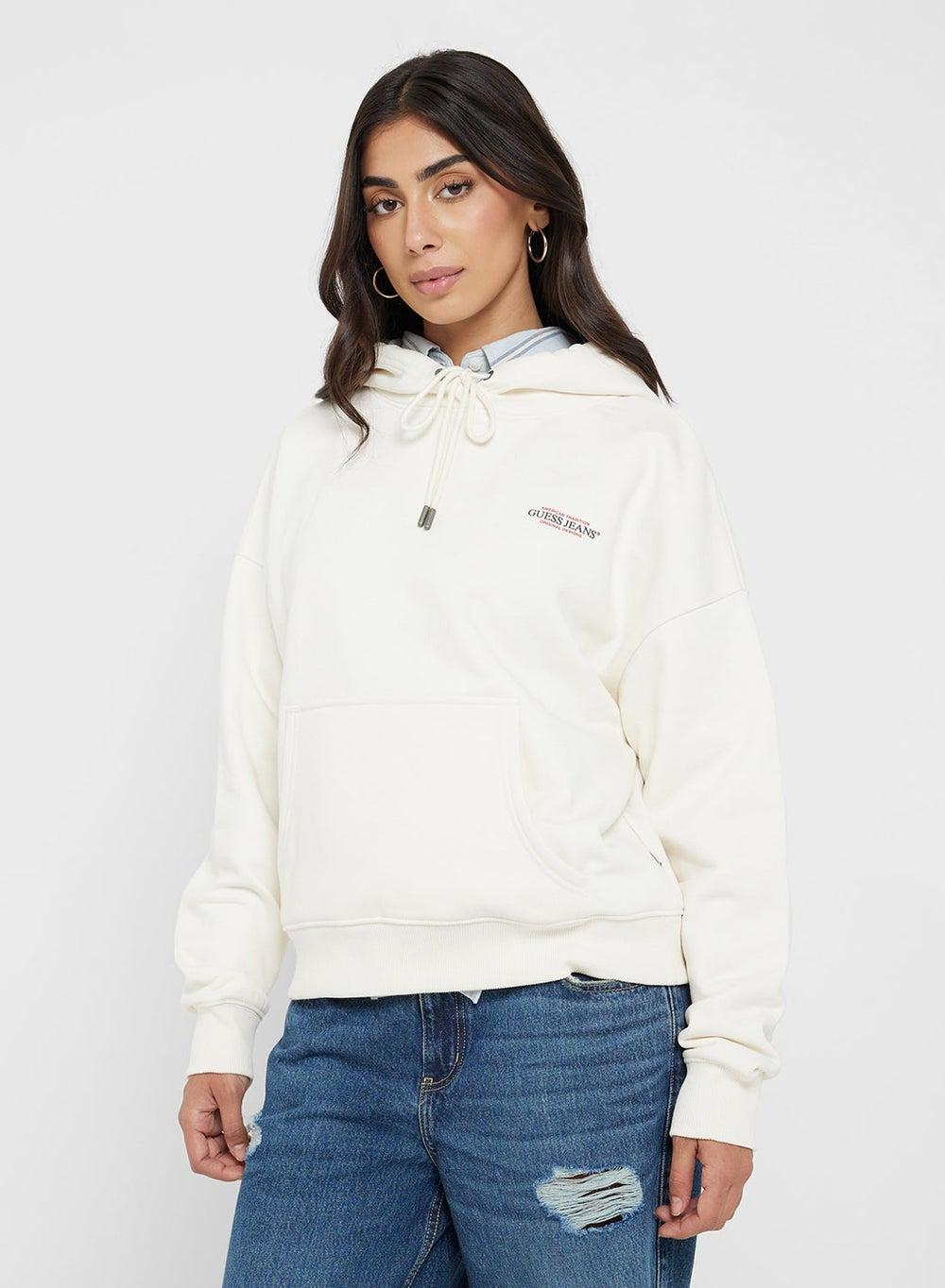 New Balance W4Bq21Kc811 Logo Fleece Hoodie - Image 1