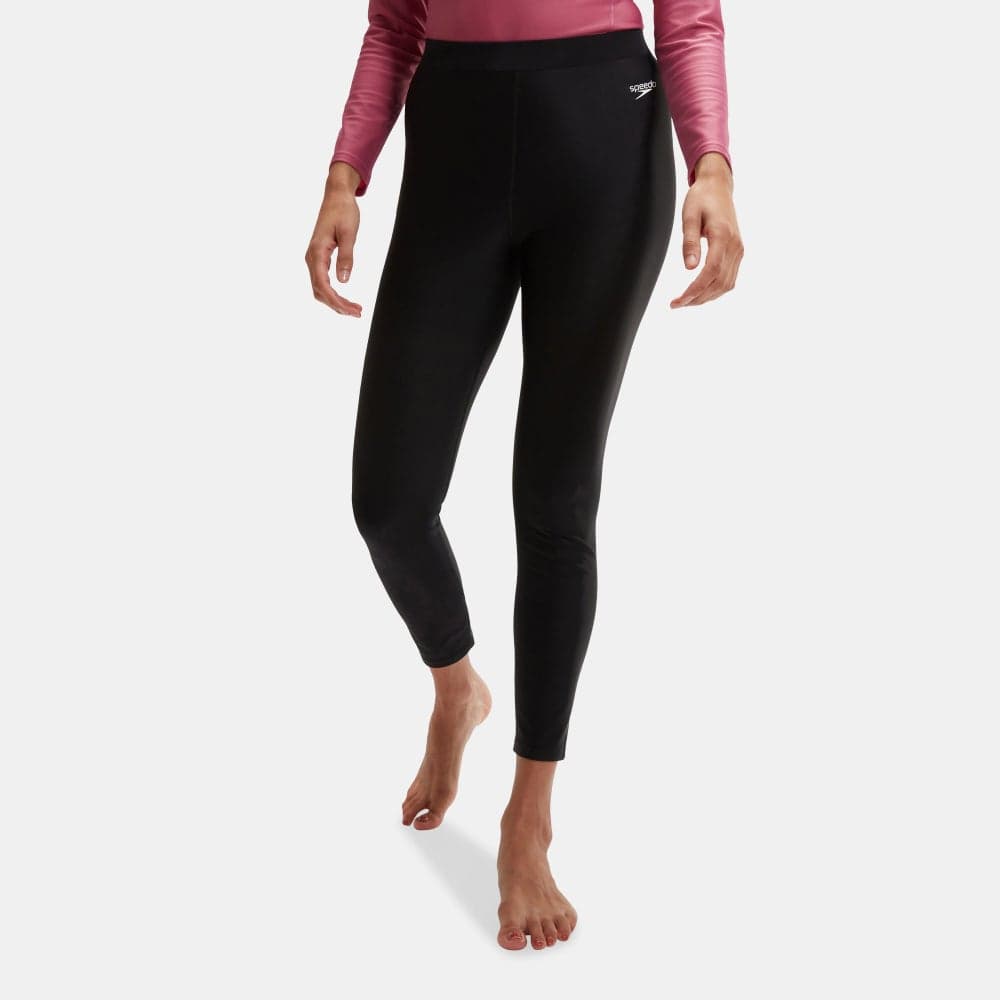 Speedo Women’s Essentials 7/8 High-Rise Leggings Black - Image 1